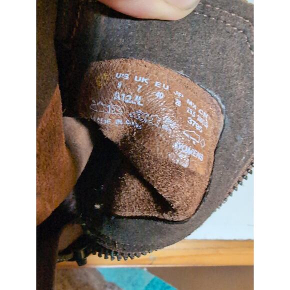 Timberland Womens Chelsea Boots Size 10 Brown Cognac Leather Zip Pull On Ankle - Picture 13 of 13